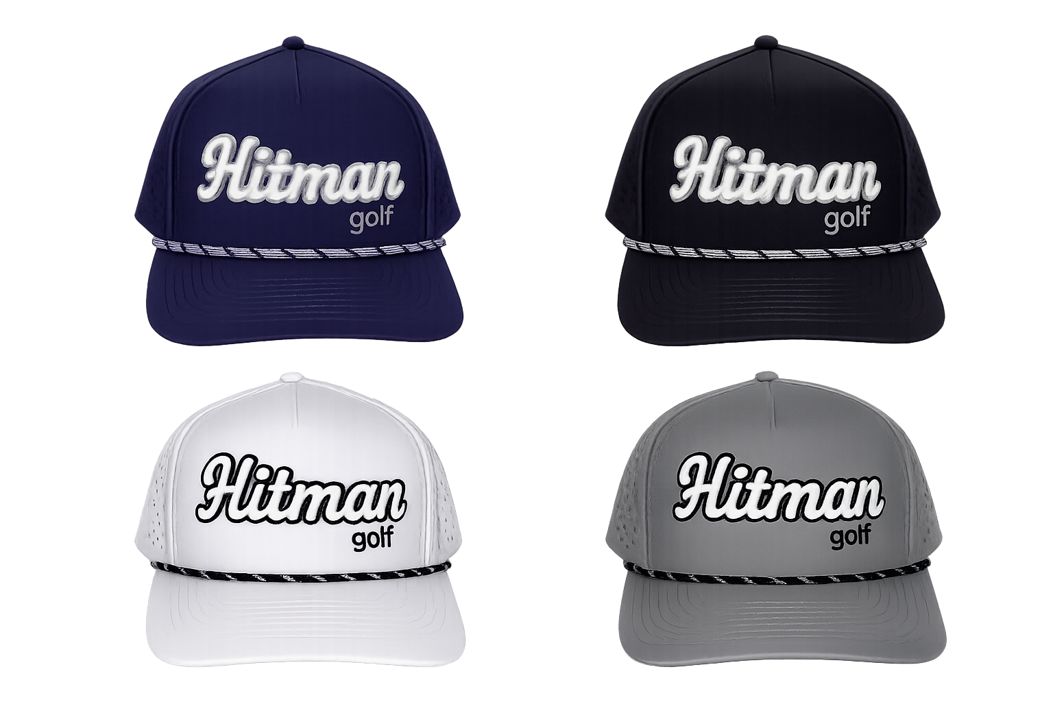 Hitman Golf 5-Panel Performance Rope Hat